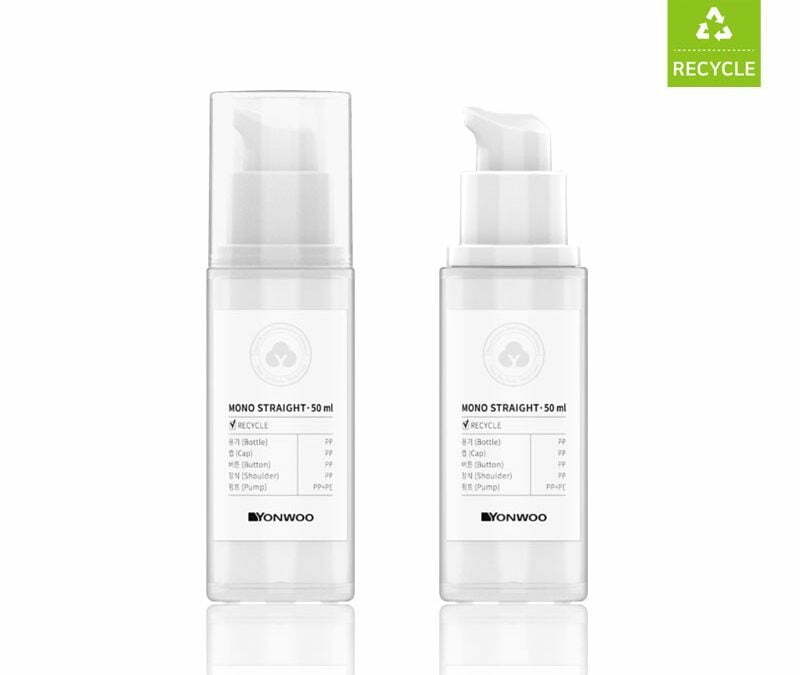 Recycle Easily with Yonwoo/PKG Mono Straight Bottle
