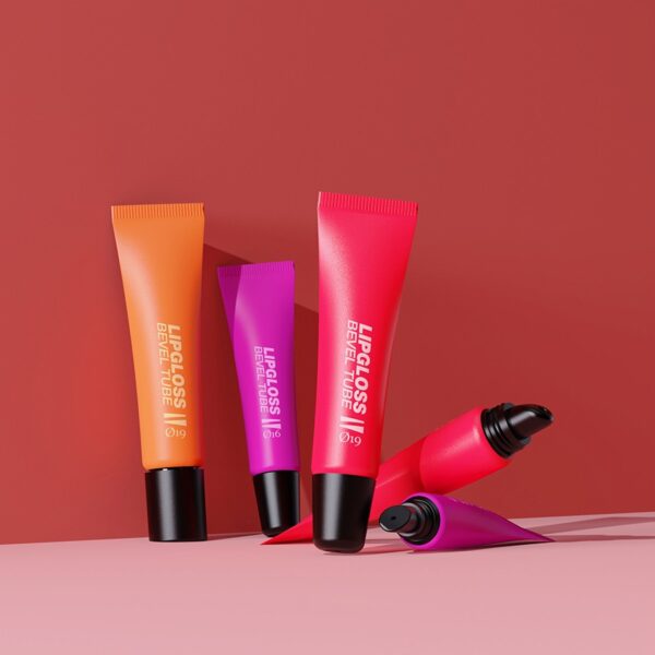 LIP GLOSS BEVEL ROUND EDGE CAP TUBE