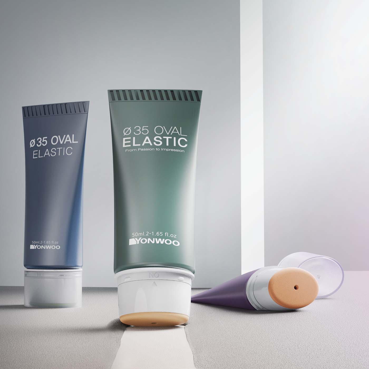 OVAL ELASTIC TUBE