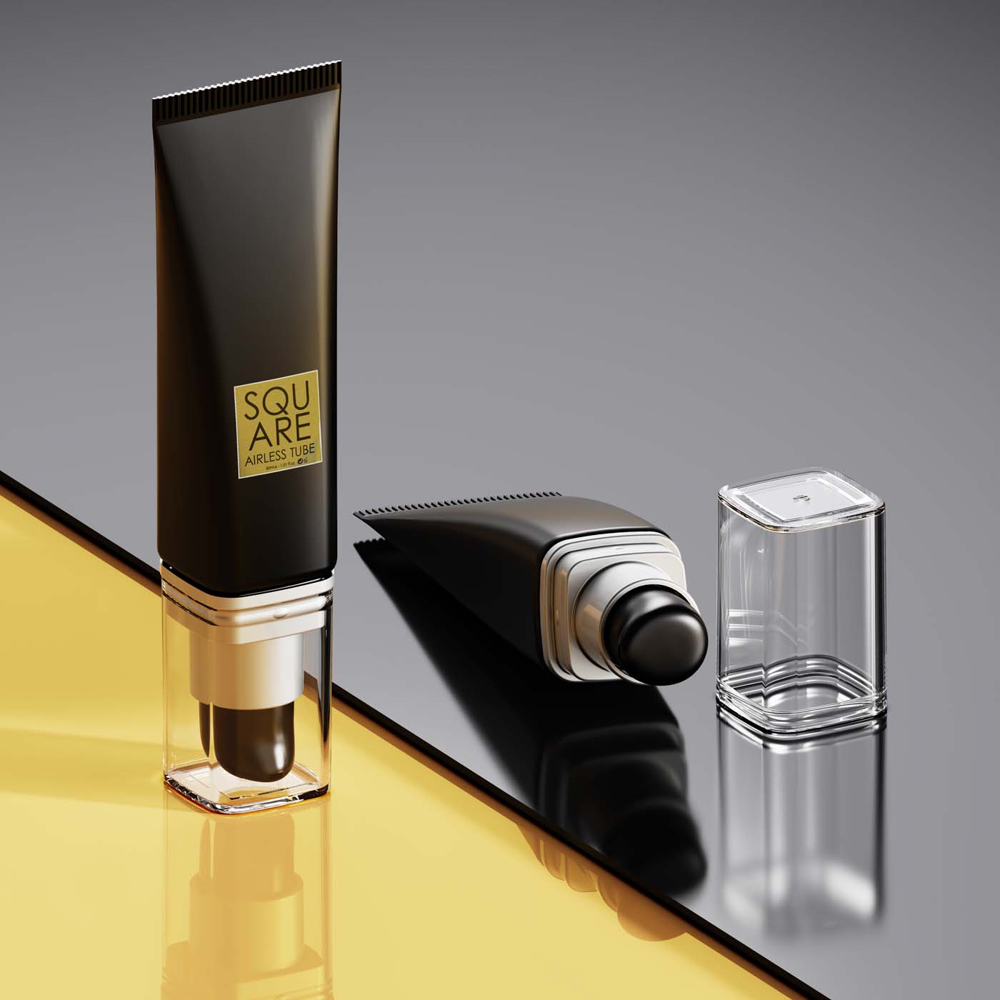 SQUARE AIRLESS TUBE