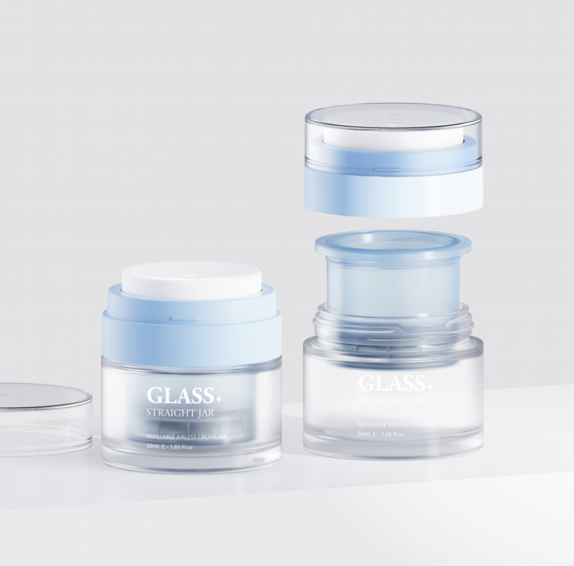 GLASS STRAIGHT JAR