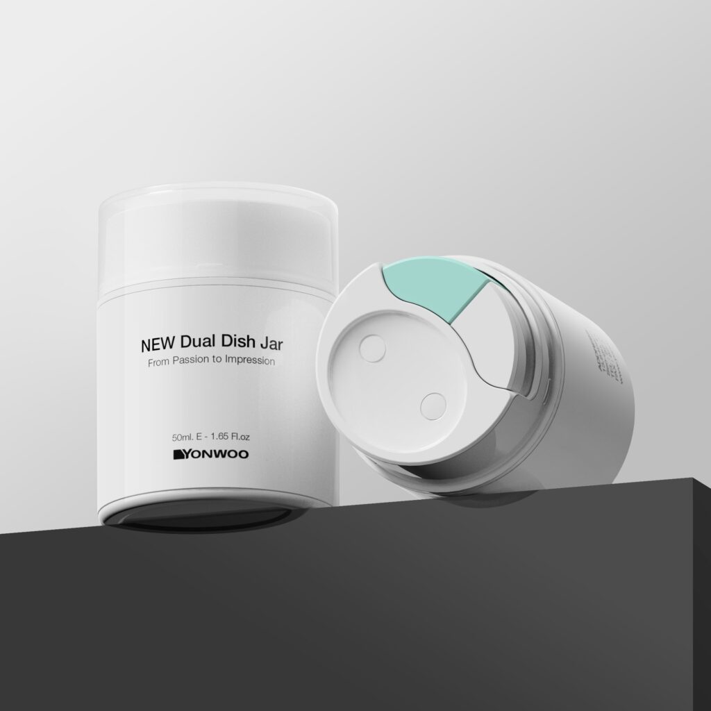NEW DUAL DISH JAR
