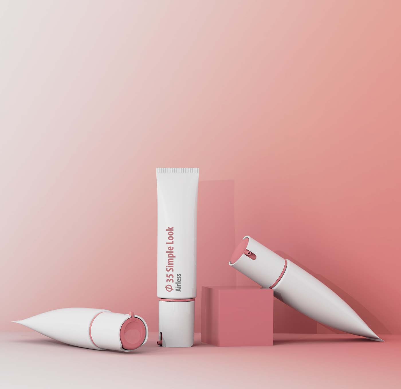 SIMPLE LOOK AIRLESS TUBE